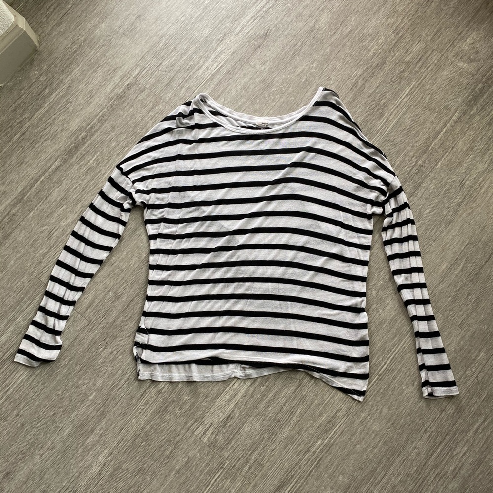 Striped Long-Sleeve Top